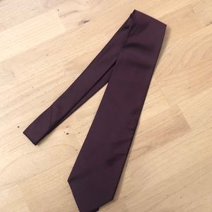 Calvin Klein 100% silk red tie
